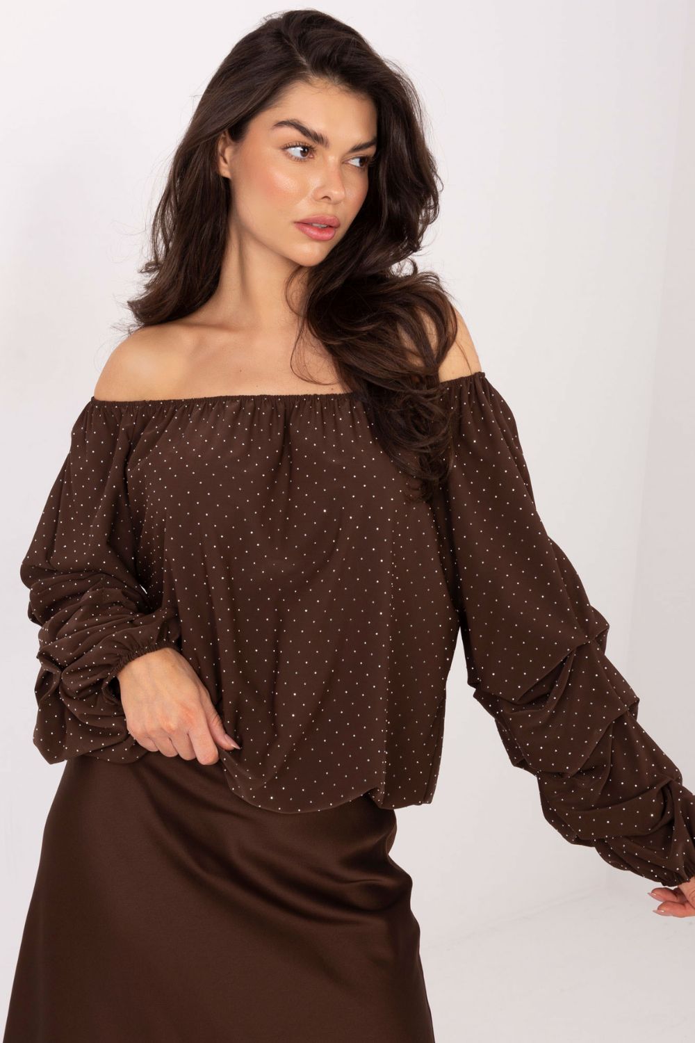 Bluzka Model MI-BZ-61572.27P Brown - Italy Moda - obrazek 5