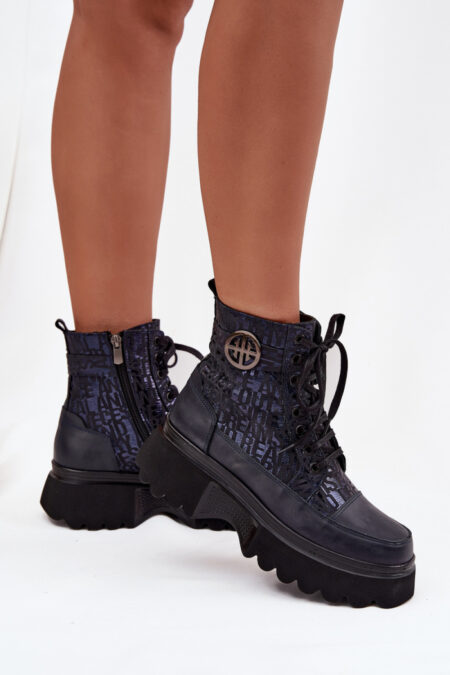 Botki Model Artiker 57C2271 Navy - Step in style
