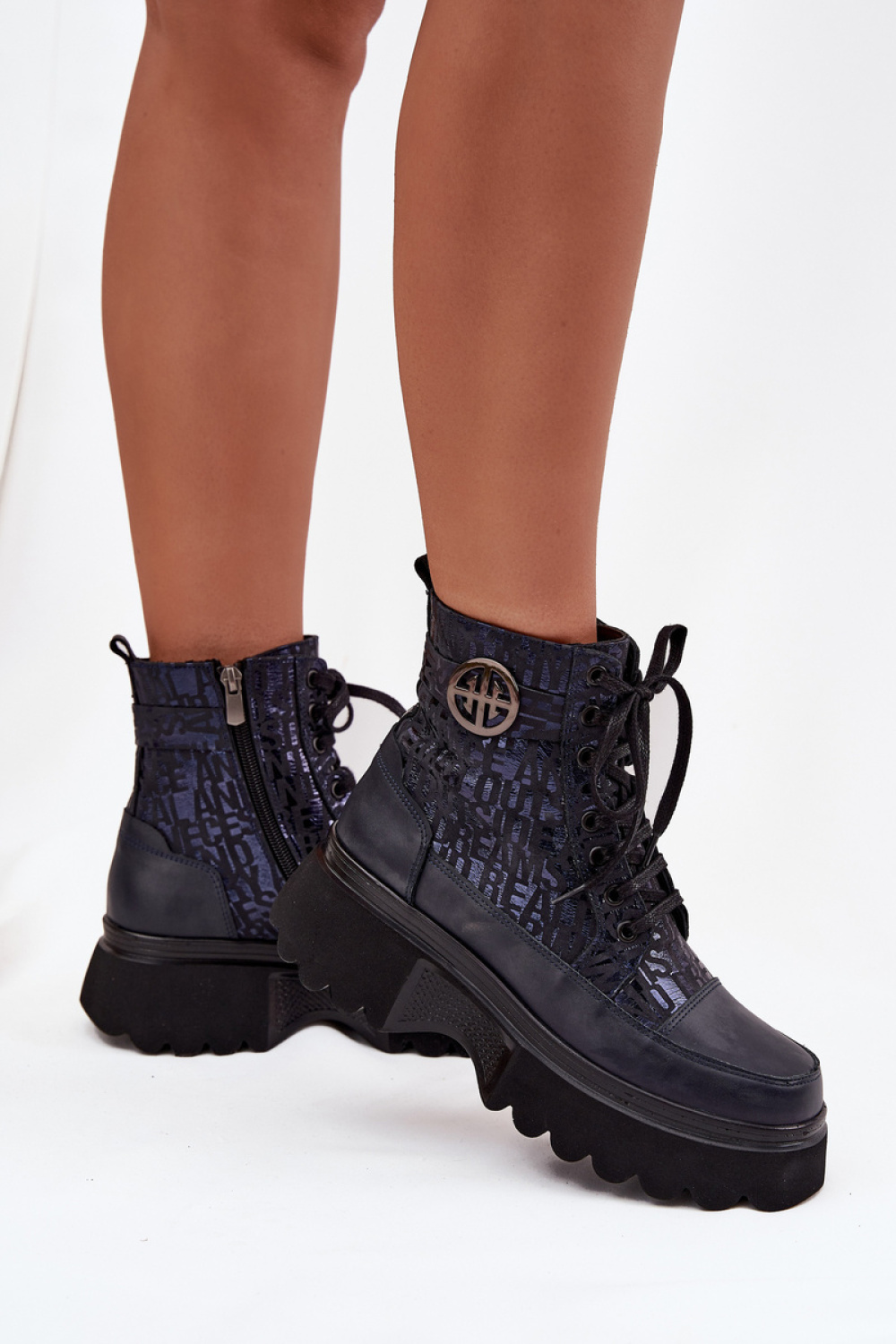 Botki Model Artiker 57C2271 Navy - Step in style