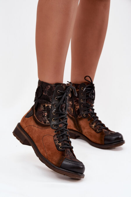Botki Model Maciejka 07004-29/00-8 Camel - Step in style