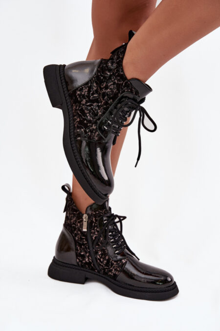 Botki Model DA CR52-613 Black - Step in style