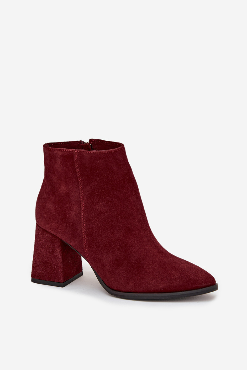 Botki Model Zazoo 3128 Bordo - Step in style - obrazek 2