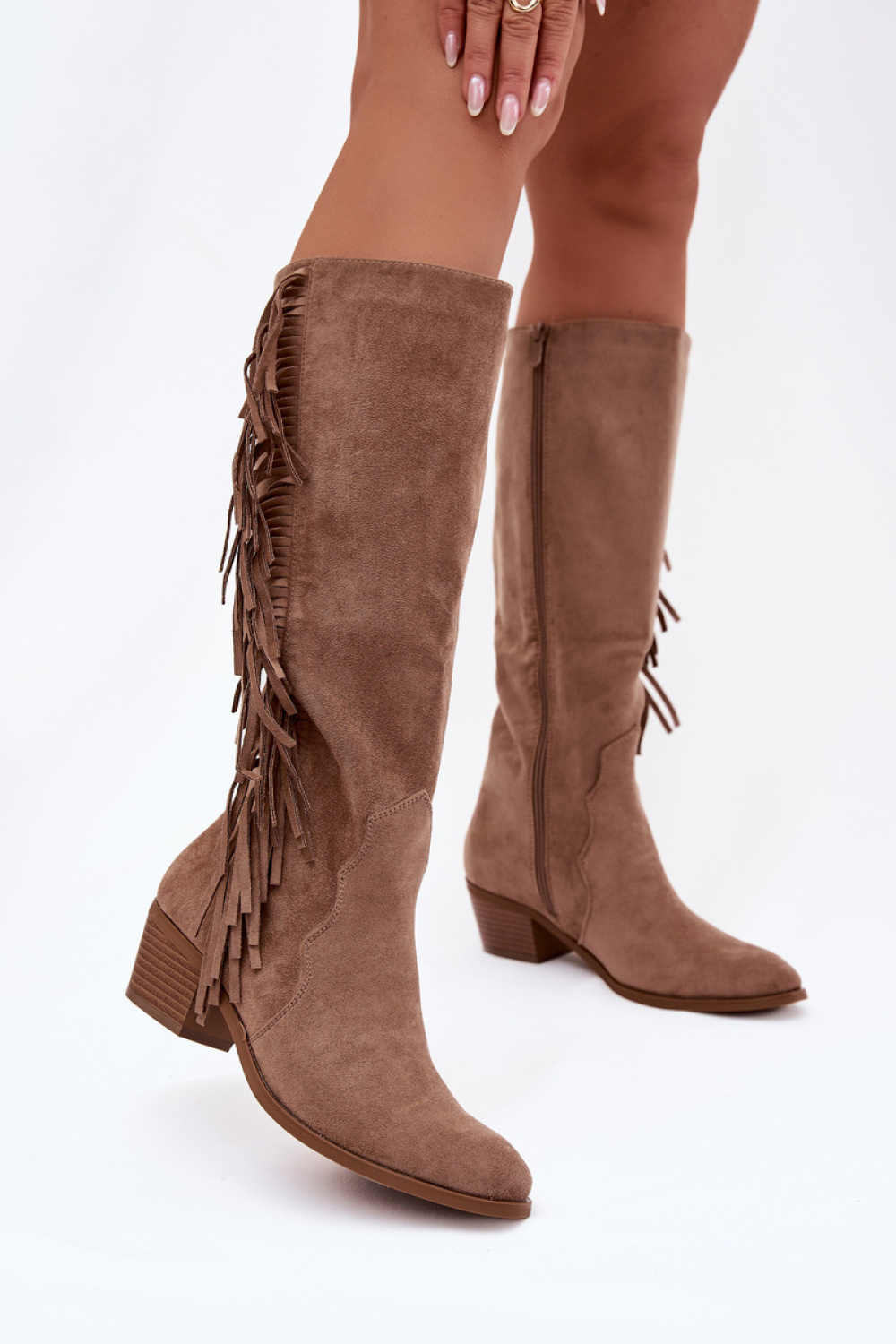 Kozaki Model Firlina 1155 Khaki - Step in style