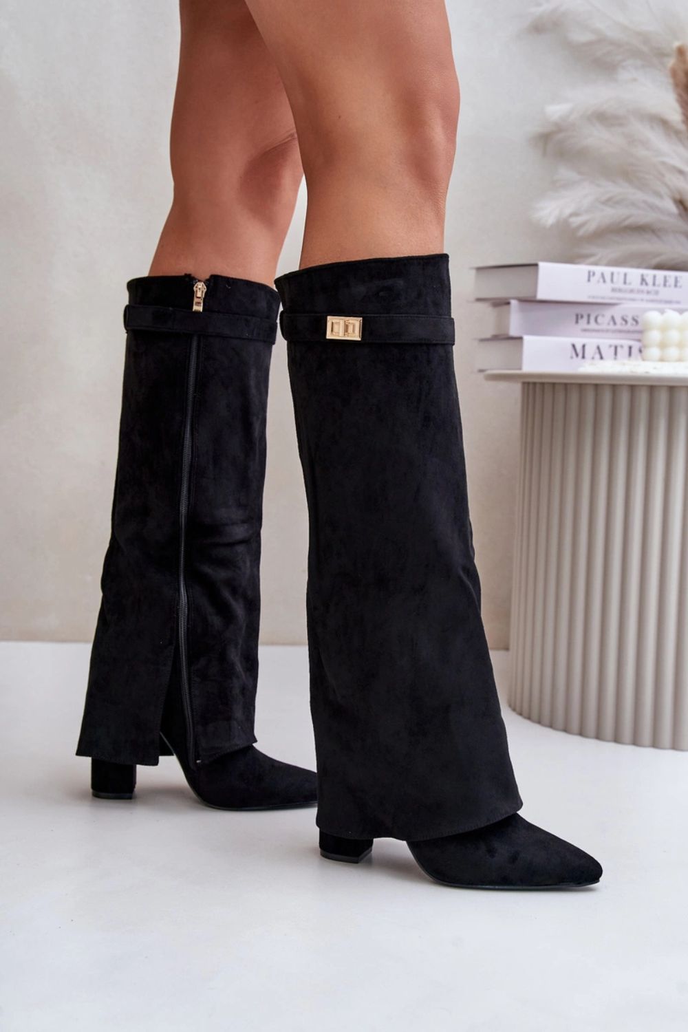 Kozaki Model Evyra 9501A/LA3150/CLS-603 Black - Step in style - obrazek 2