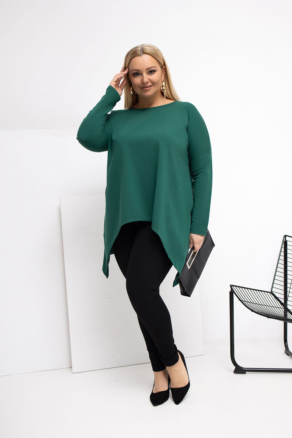Tunika Model RV-BZ-5031.06X Dark Green - Relevance - obrazek 2