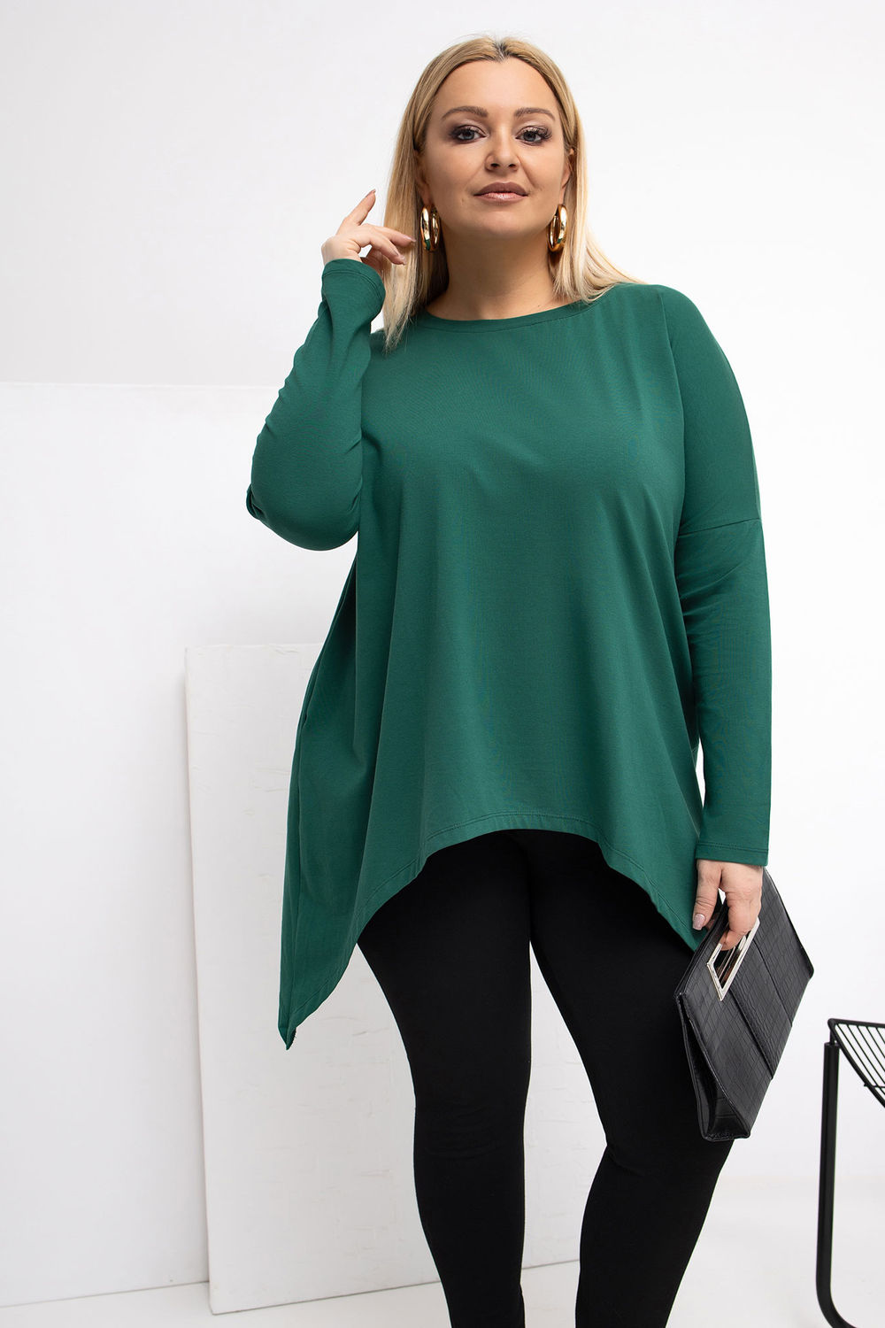 Tunika Model RV-BZ-5031.06X Dark Green - Relevance - obrazek 4