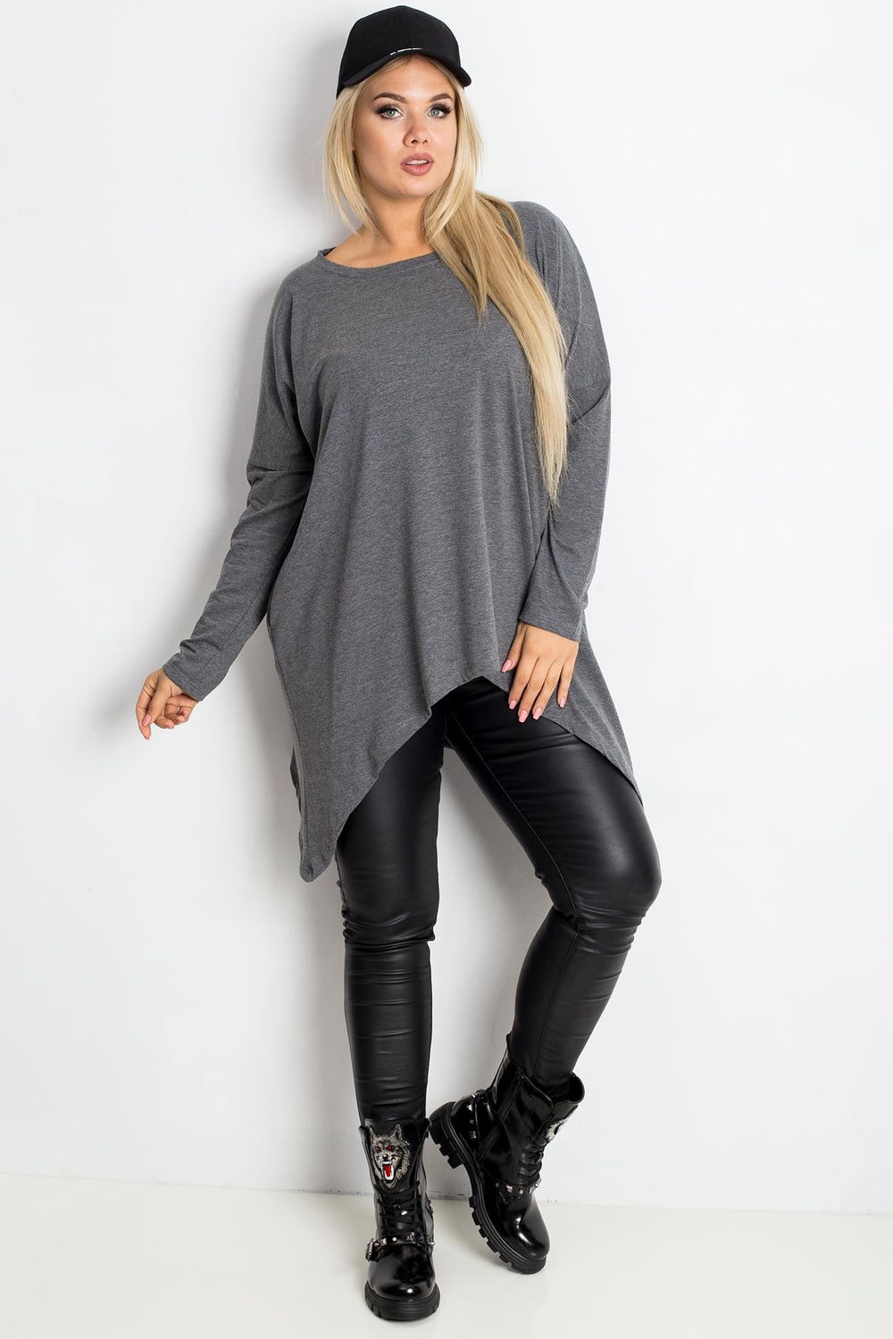 Tunika Model RV-BZ-5031.06X Dark Grey - Relevance - obrazek 2