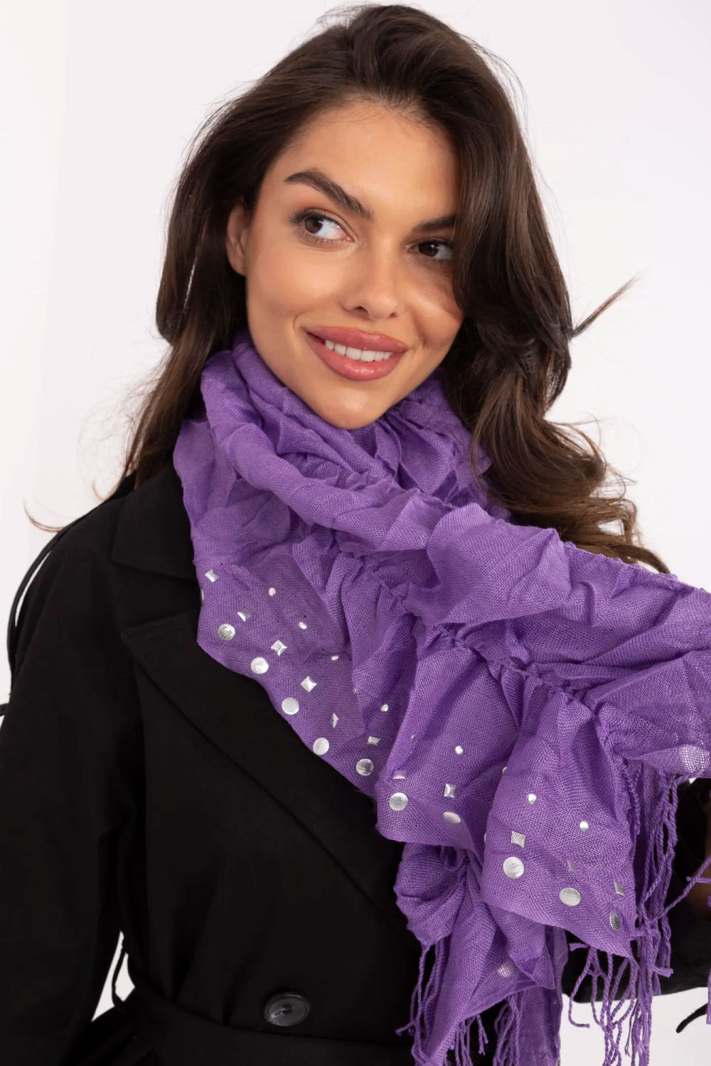 Chusta Model AT-CH-S-893.70P Violet - AT - obrazek 4