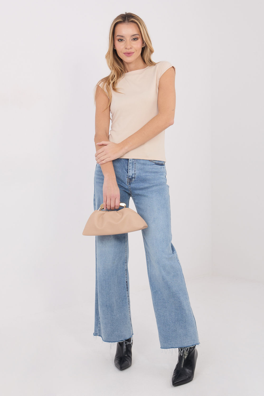 Koszulka Top Model PM-BZ-SF103.36 Light Beige - Factory Price - obrazek 2