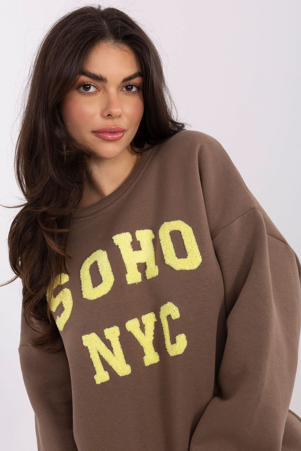 Bluza Damska Model MJ-BL-H2501.75 Dark Beige - Factory Price - obrazek 4