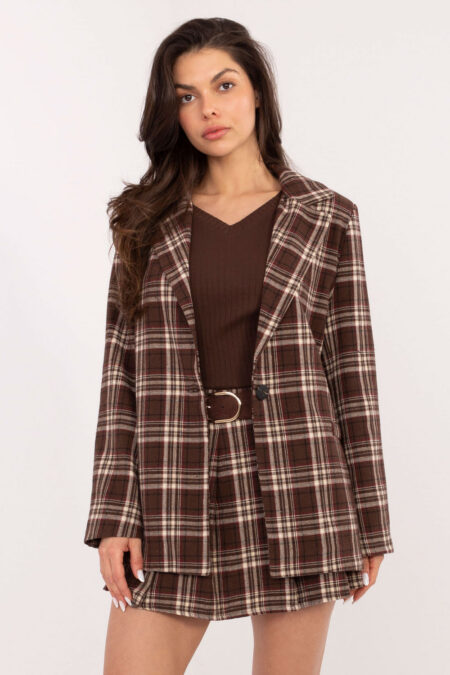 Marynarka Model IT-MA-25850.63 Brown - Italy Moda