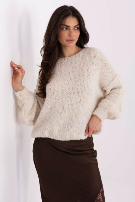 Sweter Damski Model IT-SW-72806.75 Light Beige - Italy Moda