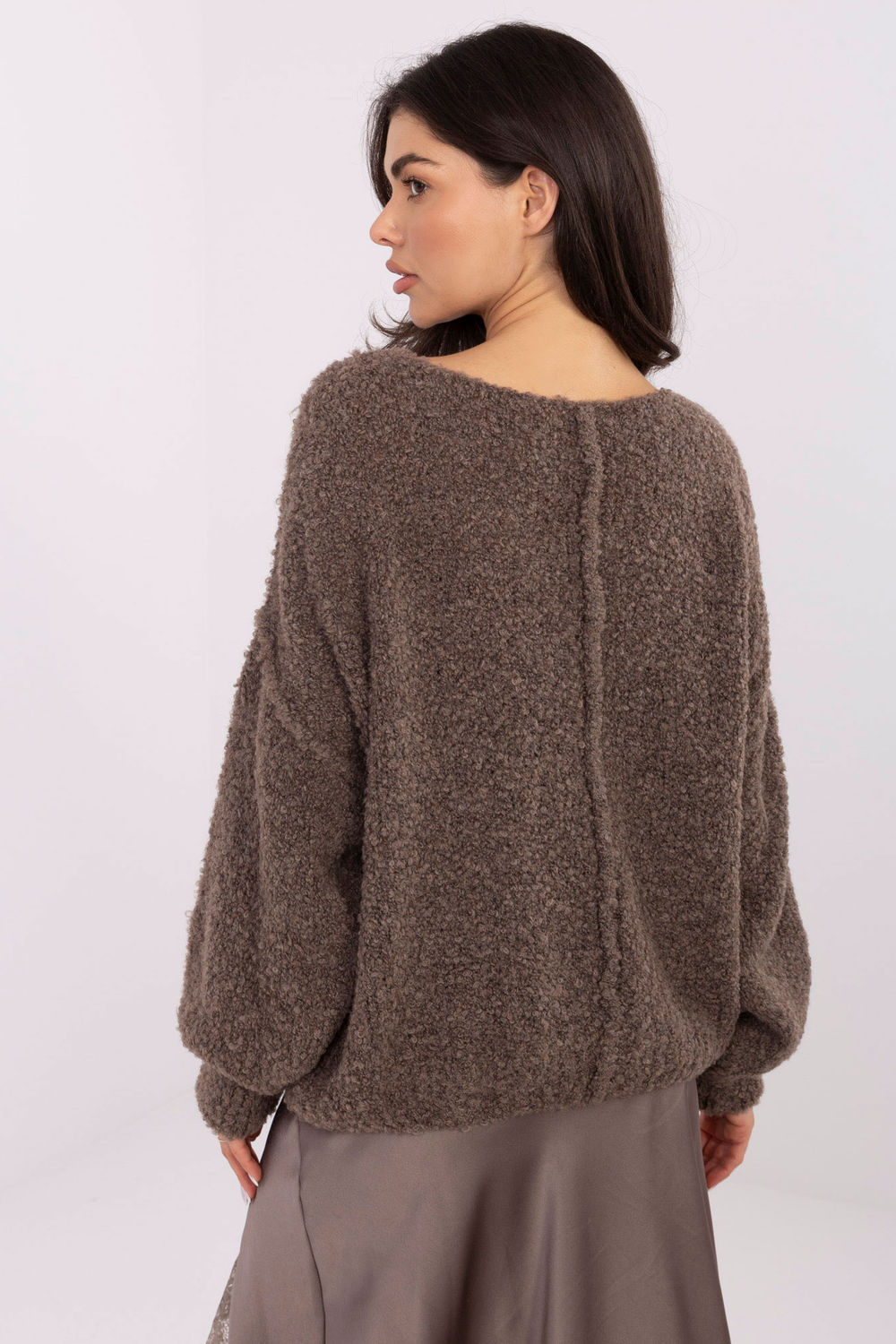 Sweter Damski Model IT-SW-72806.75 Brown - Italy Moda - obrazek 3