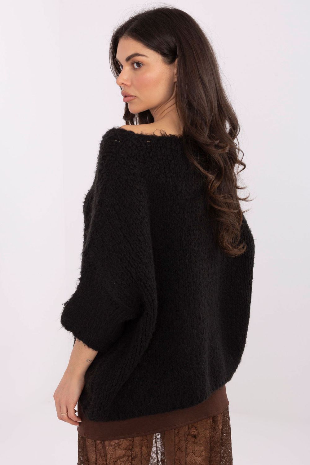 Sweter Damski Model IT-SW-7703.70 Black - Italy Moda - obrazek 3