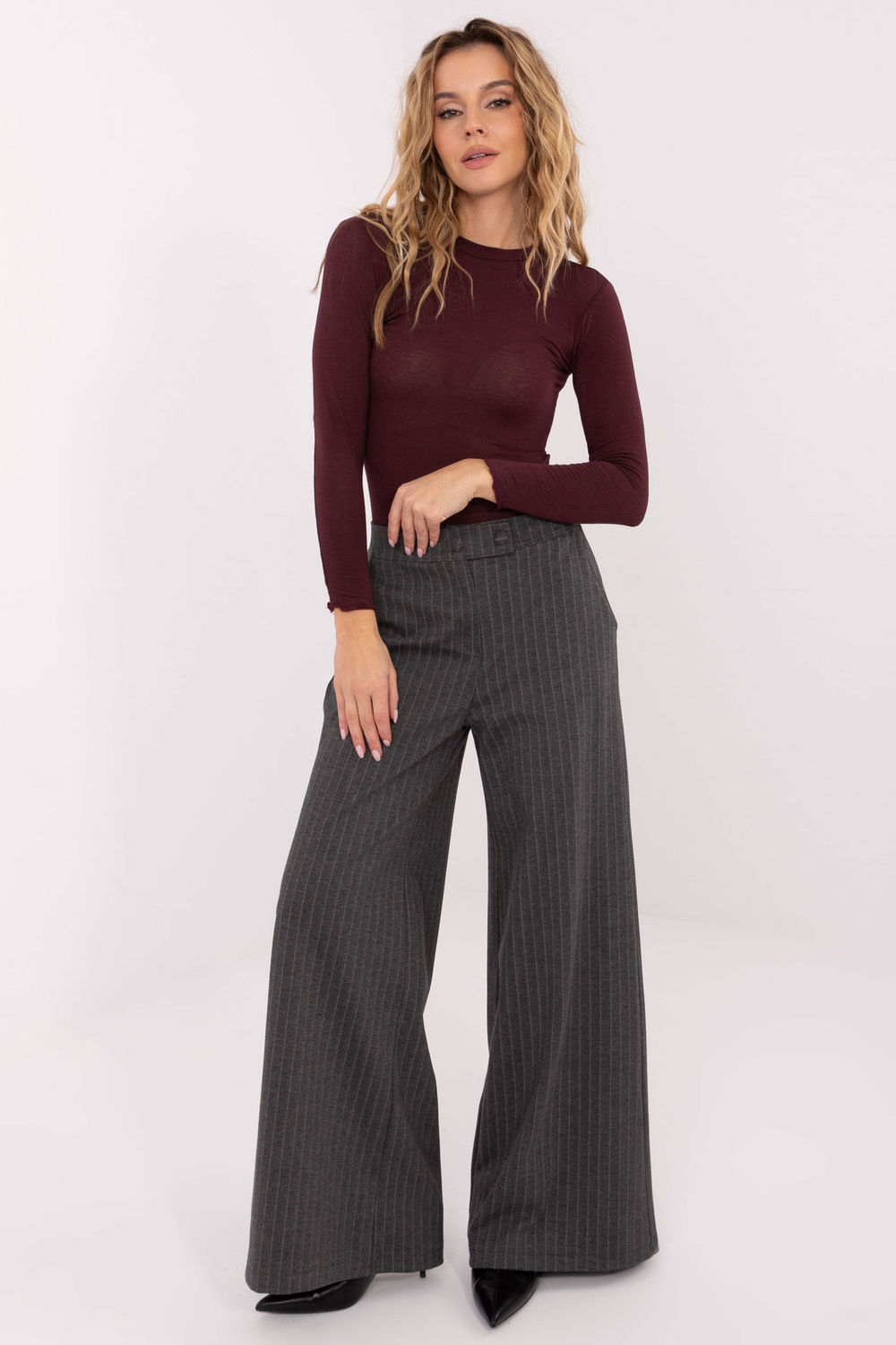 Bluzka Model IT-BZ-21818.98 Bordo - Italy Moda - obrazek 2