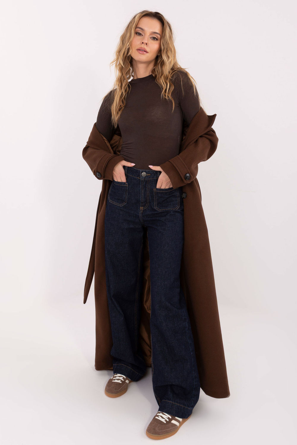 Bluzka Model IT-BZ-21818.98 Brown - Italy Moda - obrazek 2