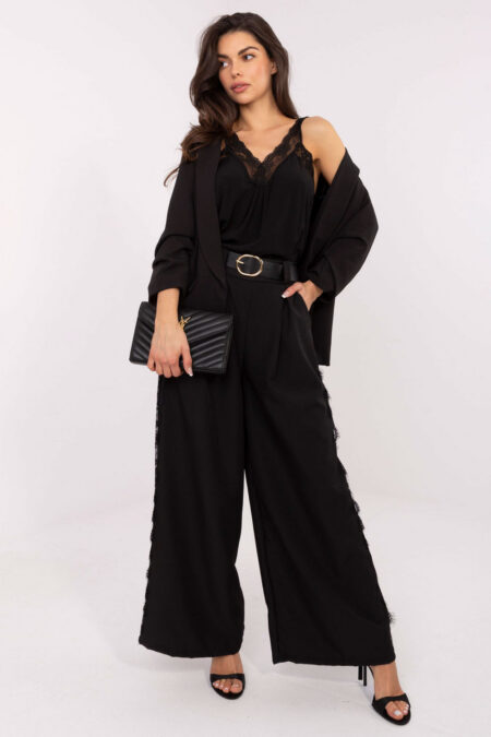 Spodnie Damskie Model MI-SP-62440.56 Black - Italy Moda