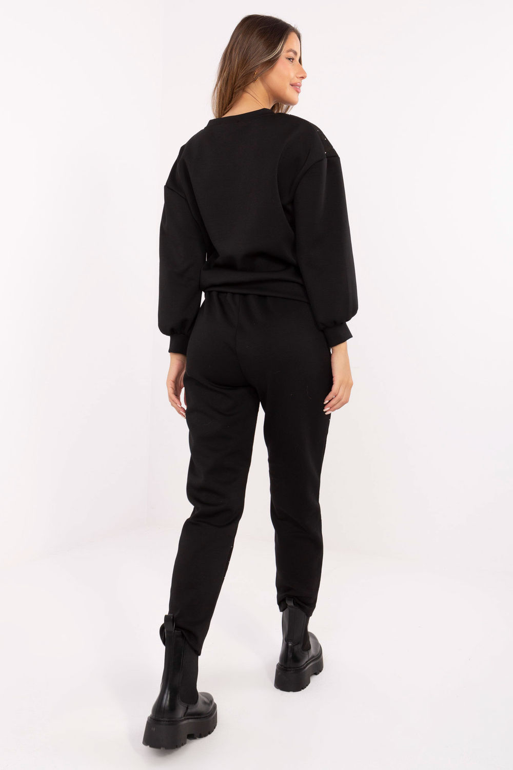 Spodnie Komplet Model IT-KMPL-9850.14P Black - Italy Moda - obrazek 3