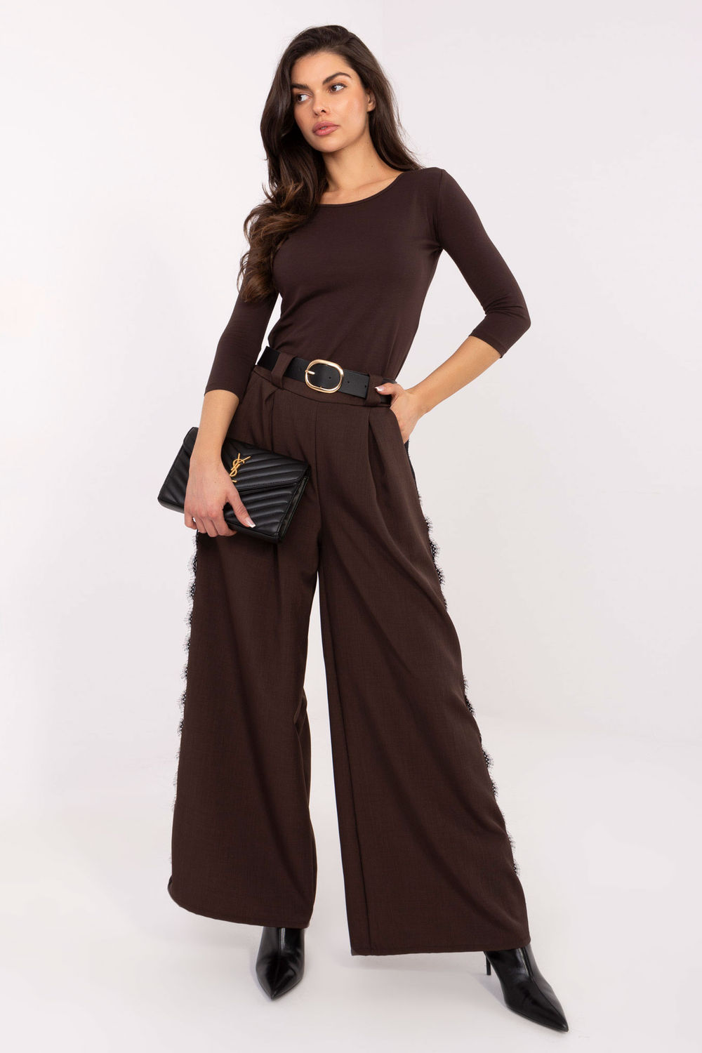 Bluzka Model RV-BZ-4690.13 Dark Brown - BFG - obrazek 2