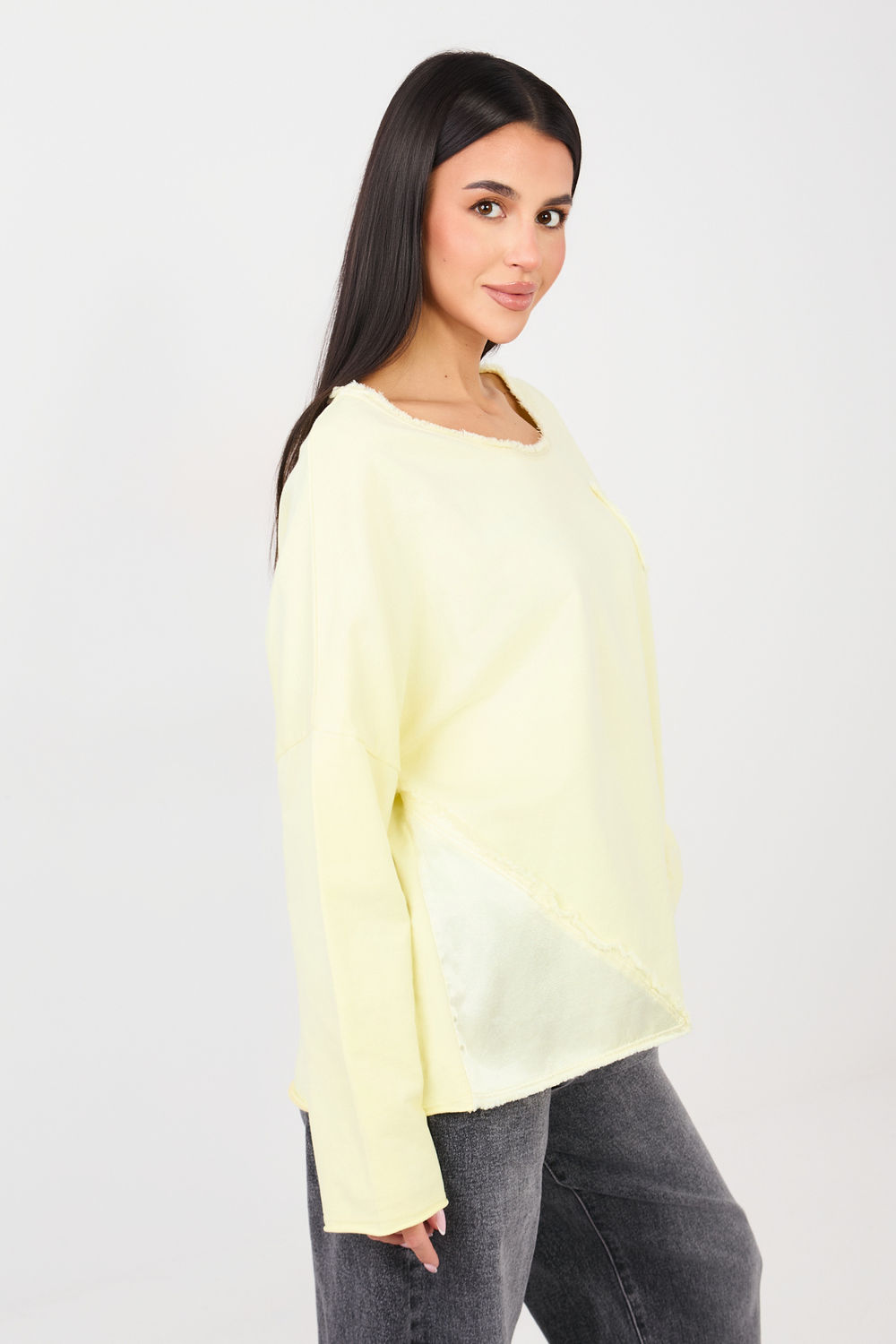 Bluzka Model IT-BZ-6527.64 Light Yellow - Factory Price - obrazek 3