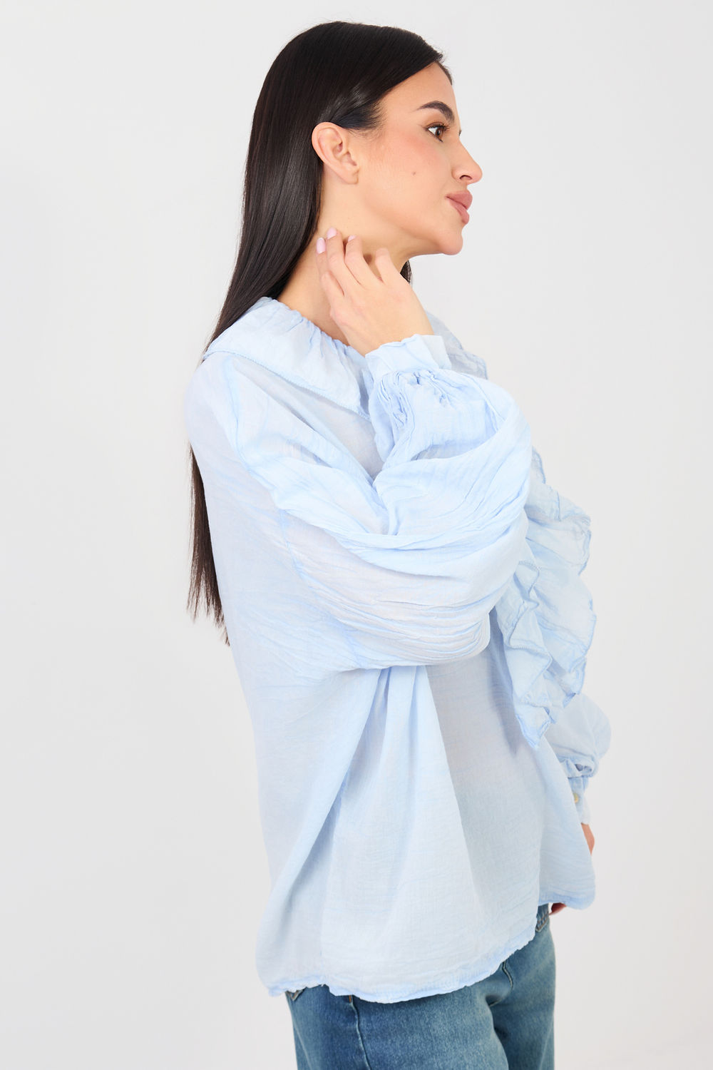 Bluzka Model IT-BZ-6714.63 Light Blue - Factory Price - obrazek 2