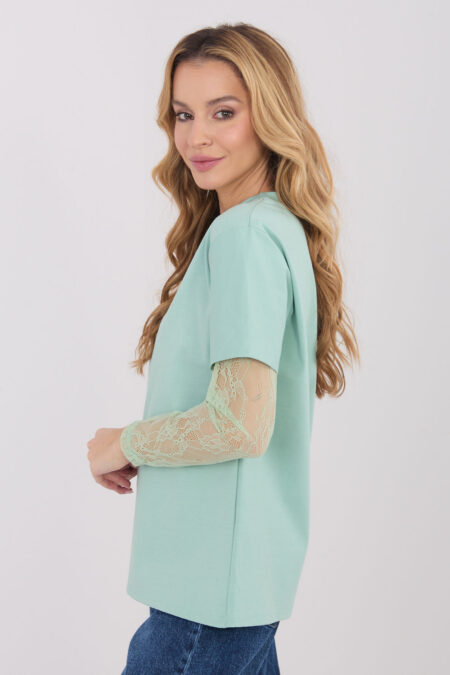 Bluzka Model MI-BZ-4227.61 Pistacja - Italy Moda