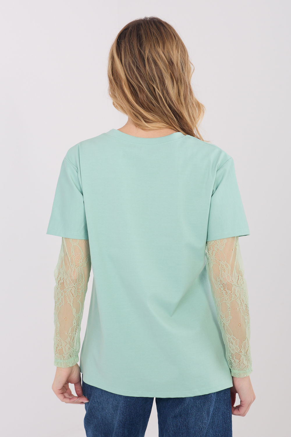 Bluzka Model MI-BZ-4227.61 Pistacja - Italy Moda - obrazek 3