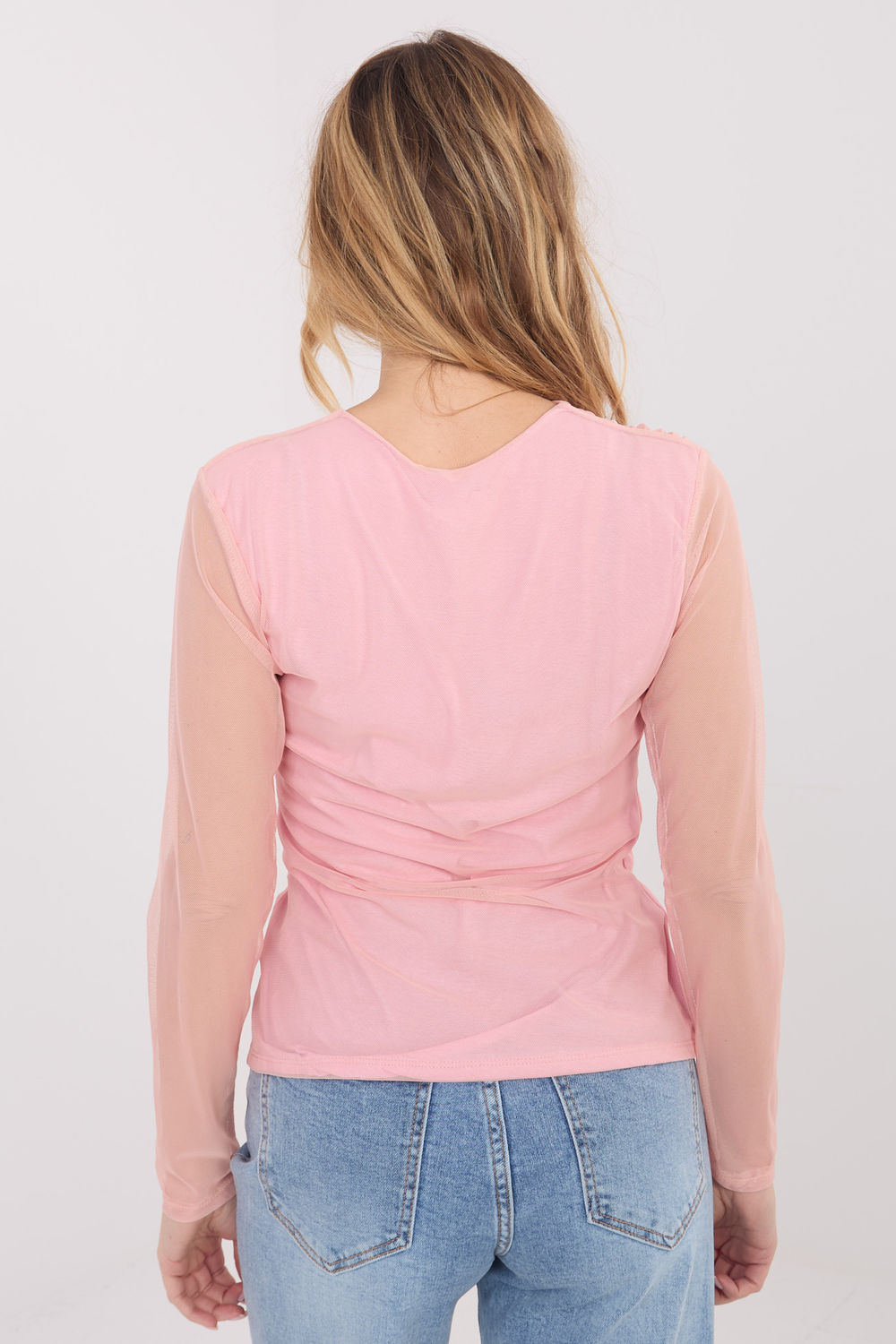 Bluzka Model IT-BZ-21915.58 Light Pink - Italy Moda - obrazek 3