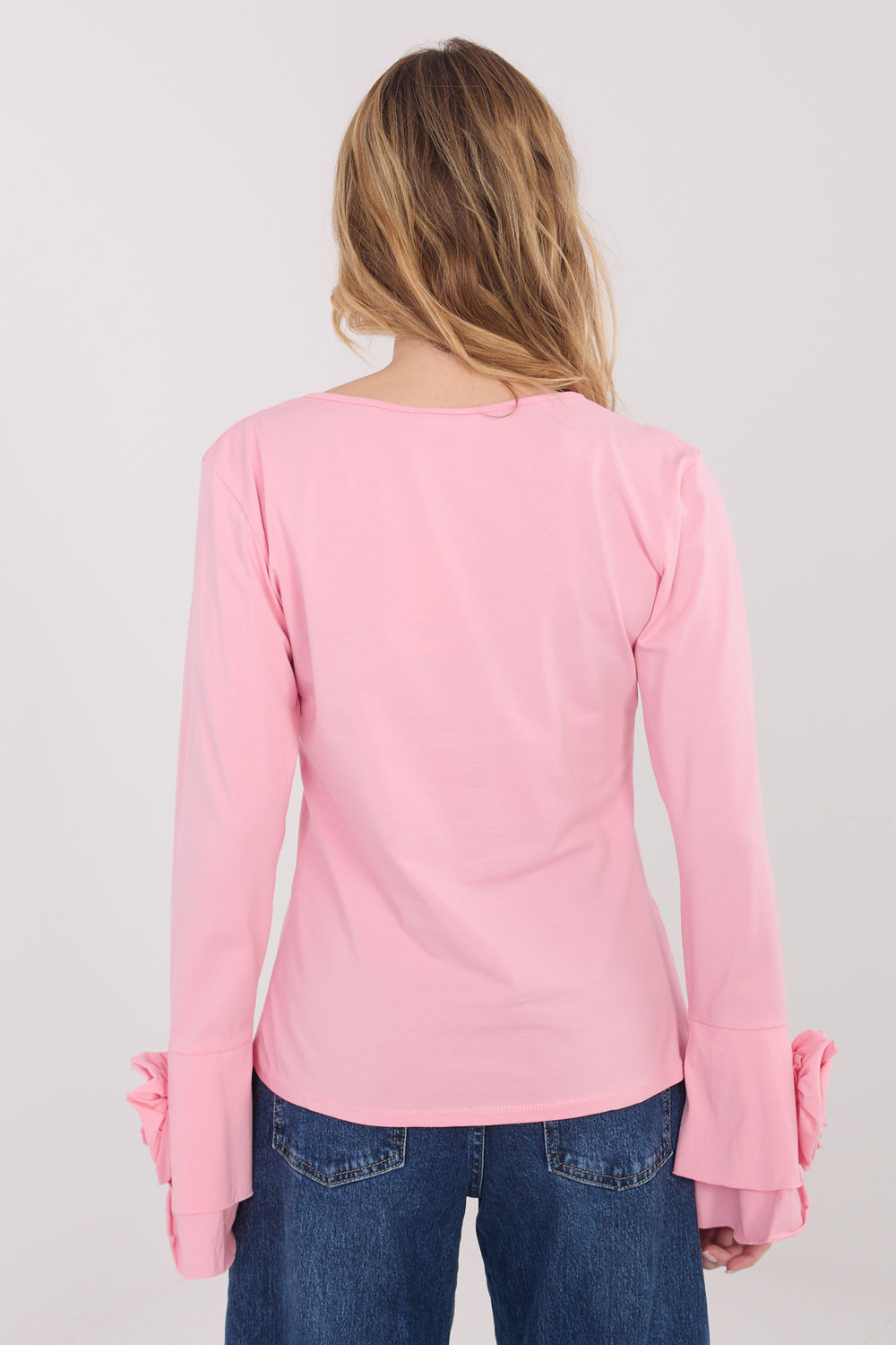 Bluzka Model IT-BZ-22139.96 Light Pink - Italy Moda - obrazek 3