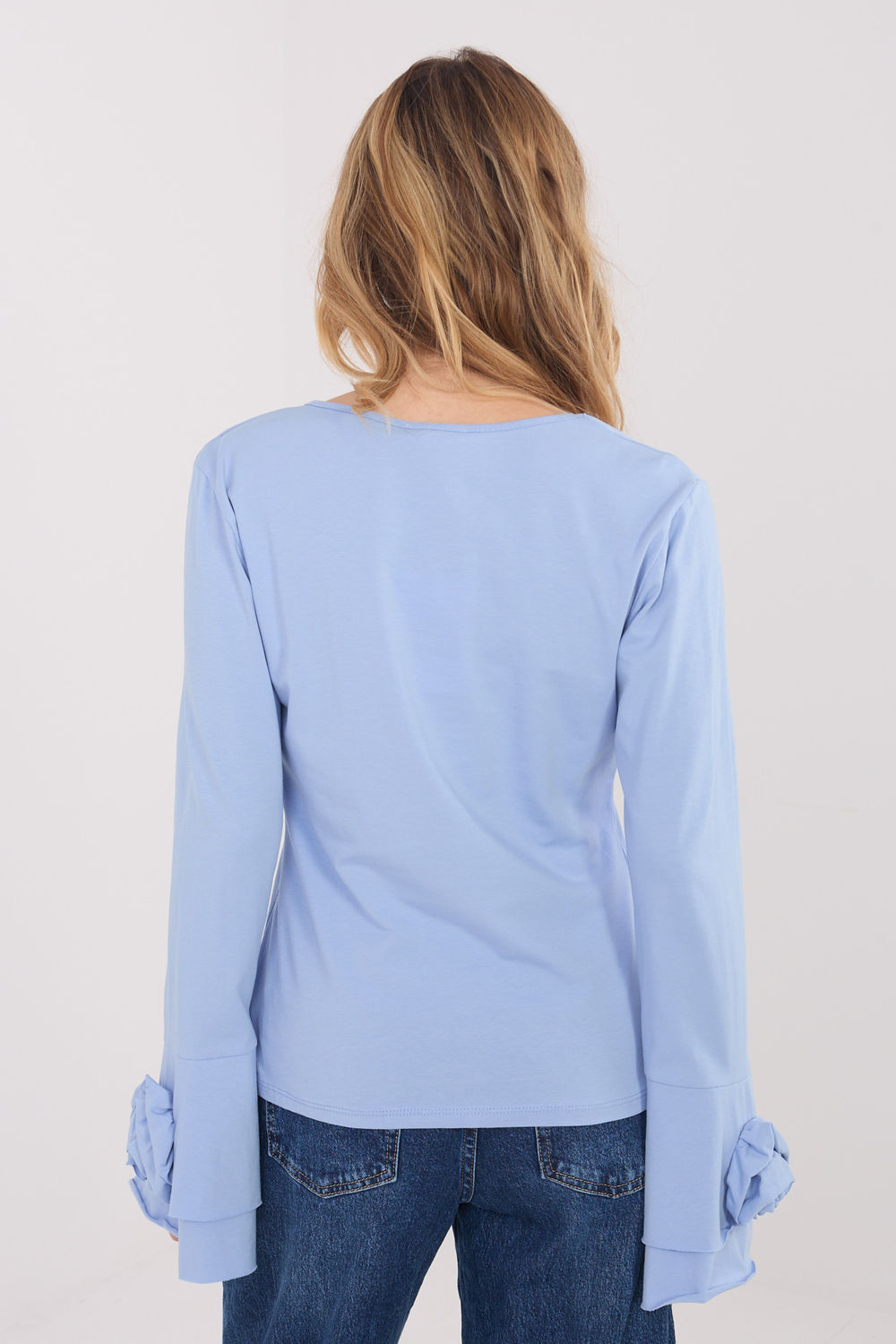 Bluzka Model IT-BZ-22139.55 Light Blue - Italy Moda - obrazek 3