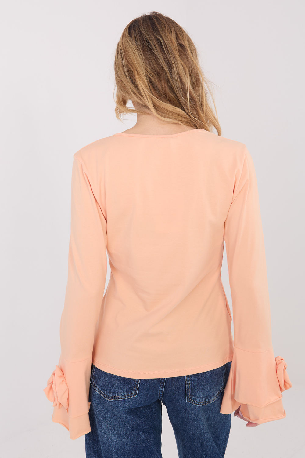 Bluzka Model IT-BZ-22139.96 Light Orange - Italy Moda - obrazek 3