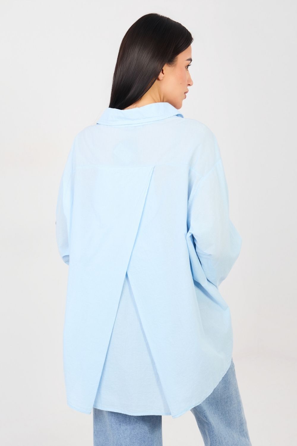 Koszula Damska Model IT-KS-6704.25 Light Blue - Factory Price - obrazek 4