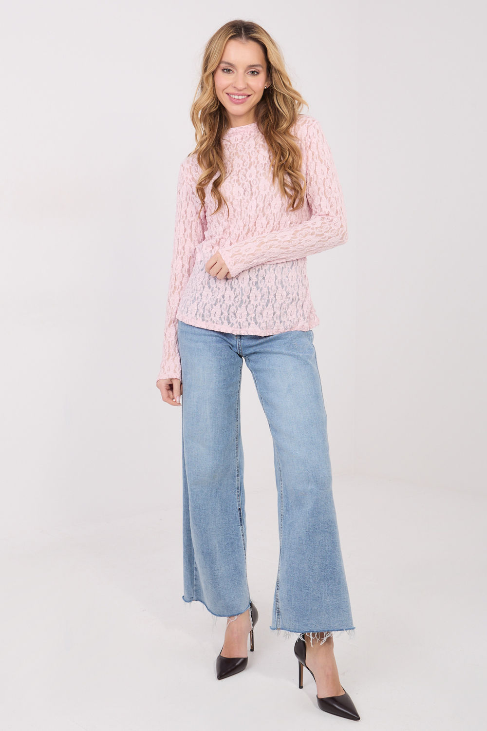 Bluzka Model IT-BZ-9962.98 Light Pink - Italy Moda - obrazek 2