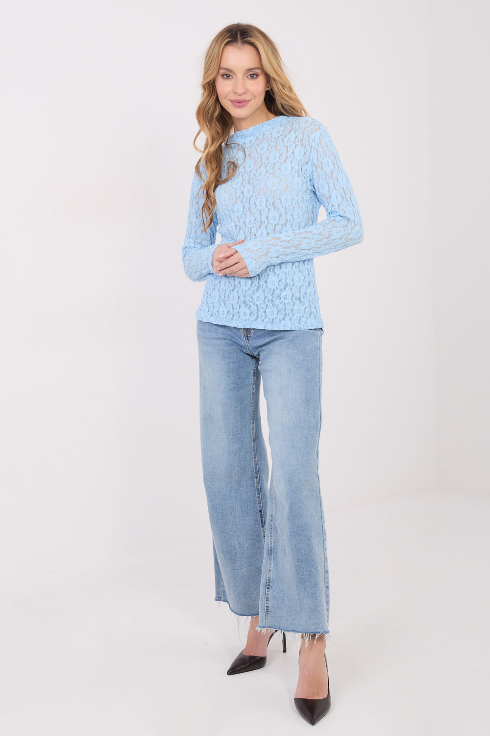 Bluzka Model IT-BZ-9962.98 Light Blue - Italy Moda - obrazek 2