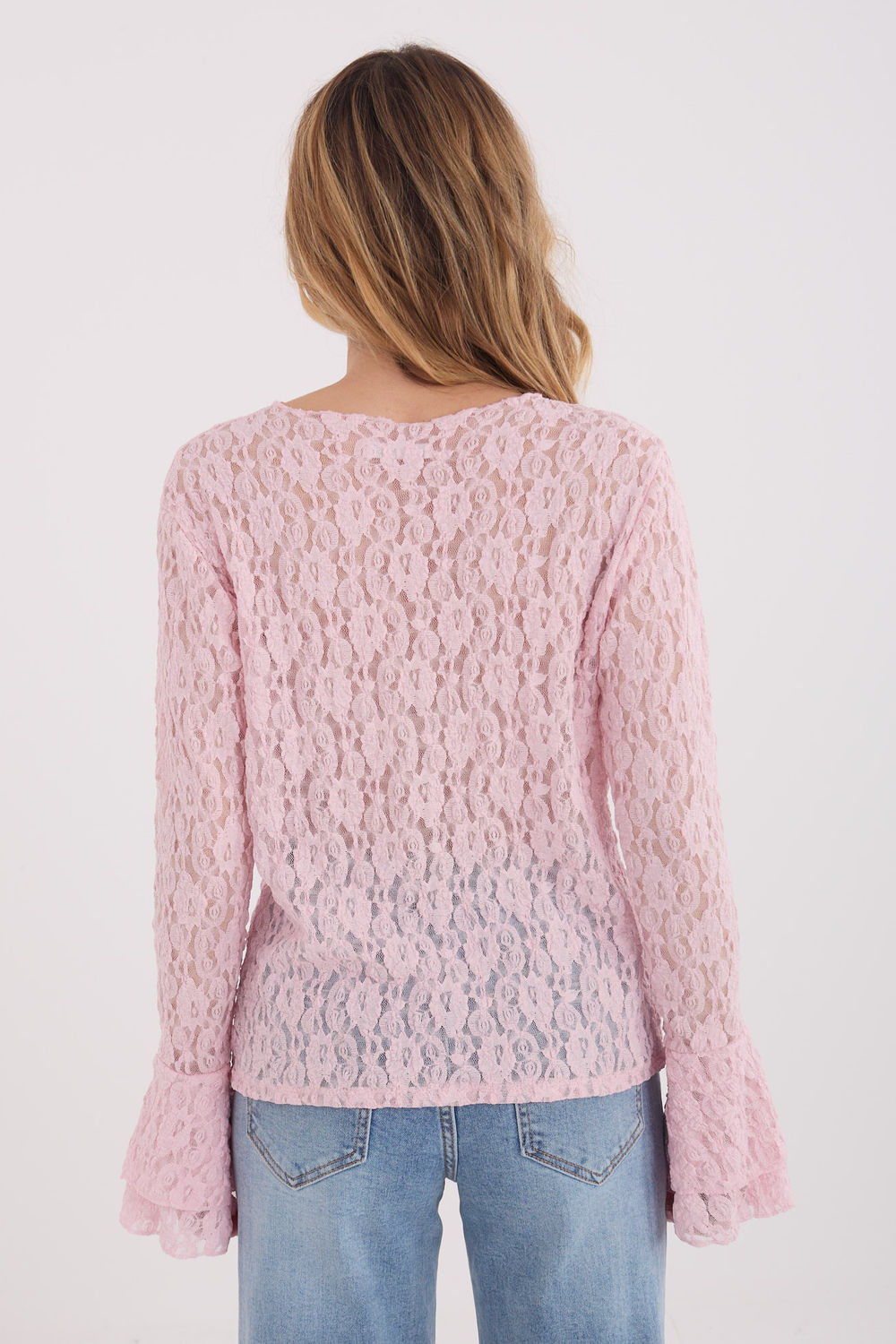 Bluzka Model IT-BZ-9970.97 Light Pink - Italy Moda - obrazek 3