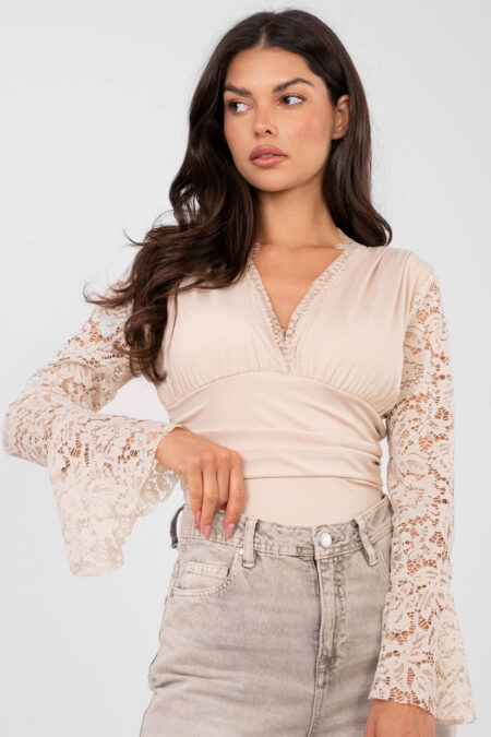 Body Model IT-BO-22160.01 Beige - Italy Moda