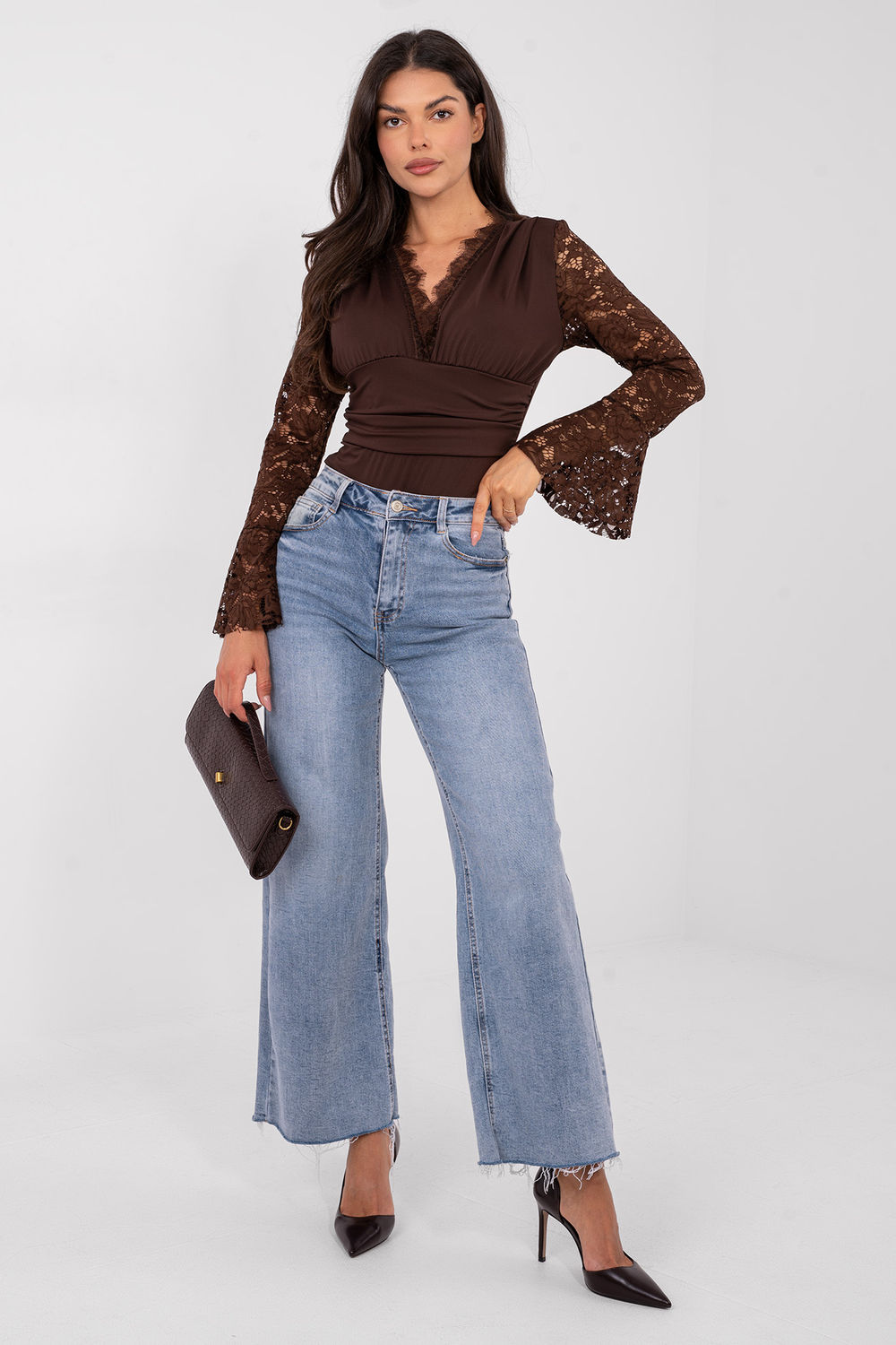 Body Model IT-BO-22160.01 Brown - Italy Moda - obrazek 2