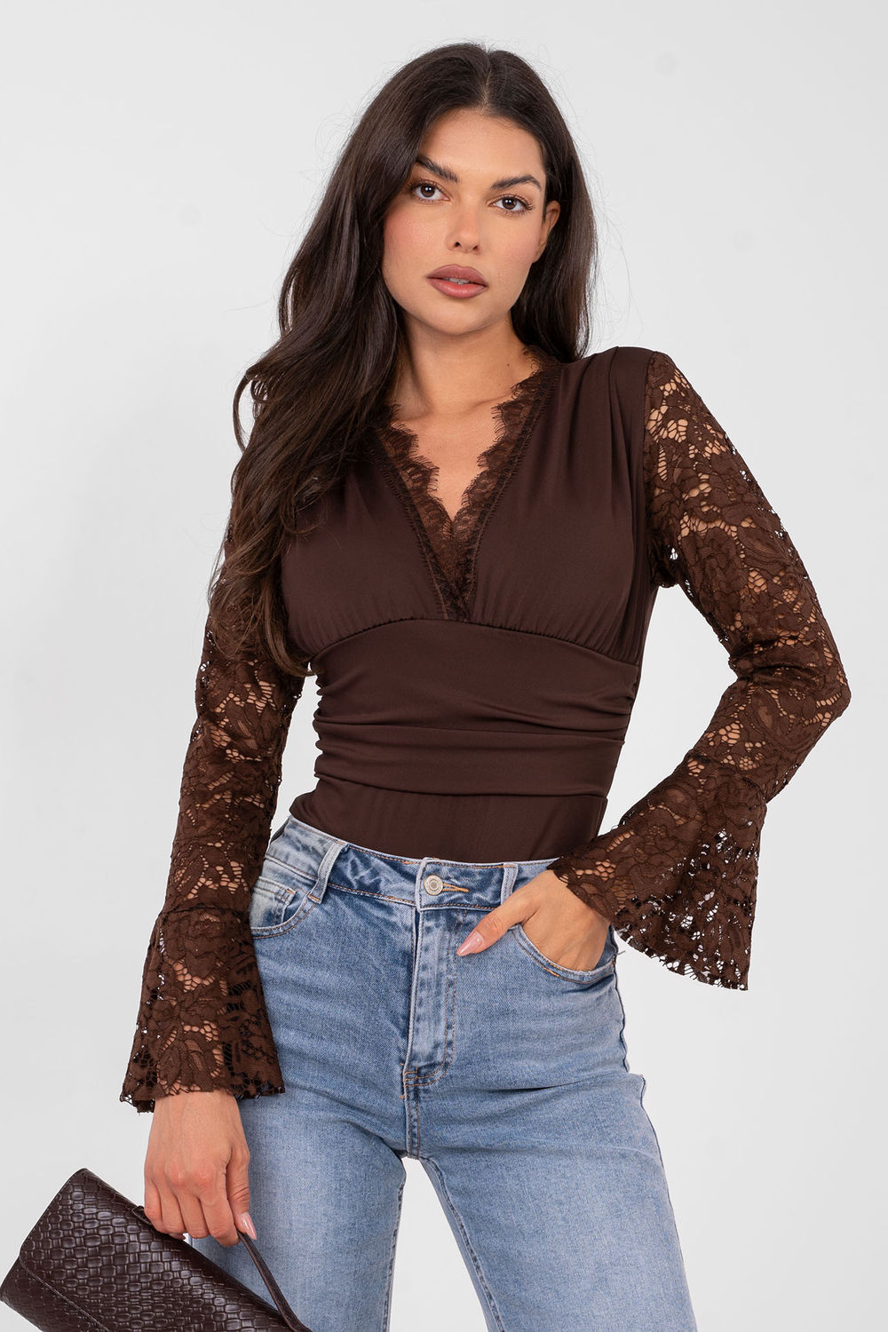 Body Model IT-BO-22160.01 Brown - Italy Moda - obrazek 3