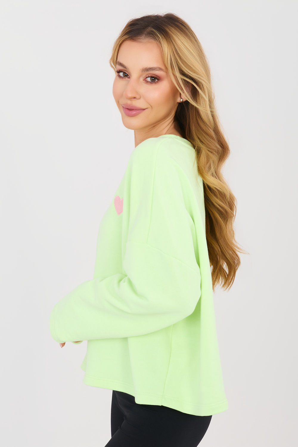 Bluza Damska Model MJ-BL-Q2101.84 Light Green - Factory Price - obrazek 3