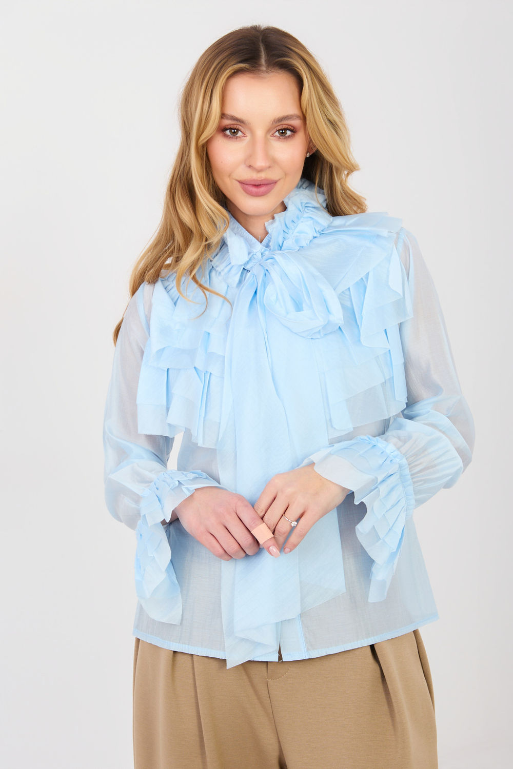 Koszula Damska Model IT-KS-28882.03 Light Blue - Factory Price