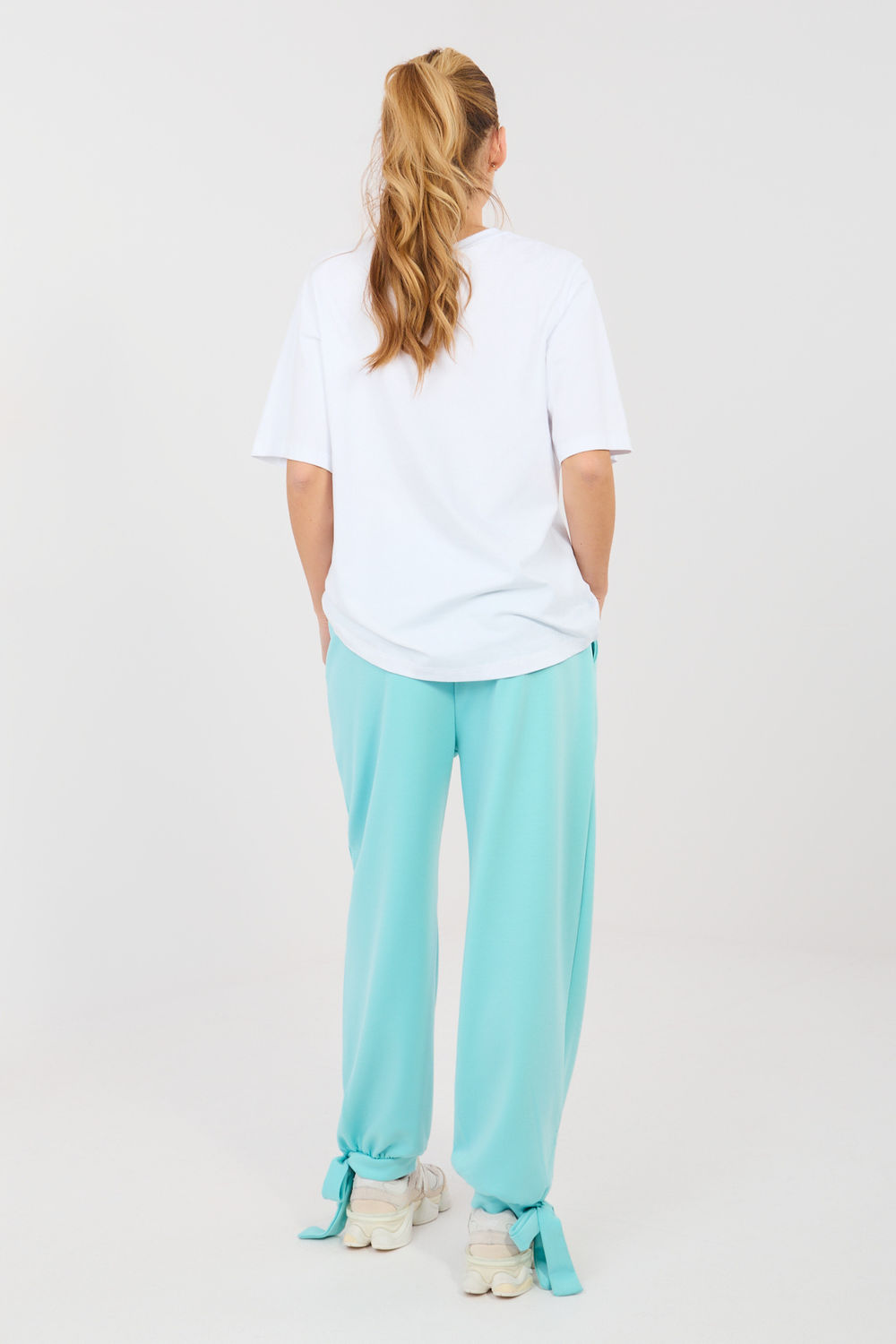 Spodnie Dresowe Model IT-SP-9987.16 Mint - Italy Moda - obrazek 3