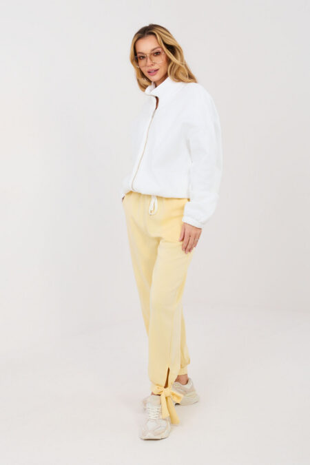 Spodnie Dresowe Model IT-SP-9987.16 Light Yellow - Italy Moda