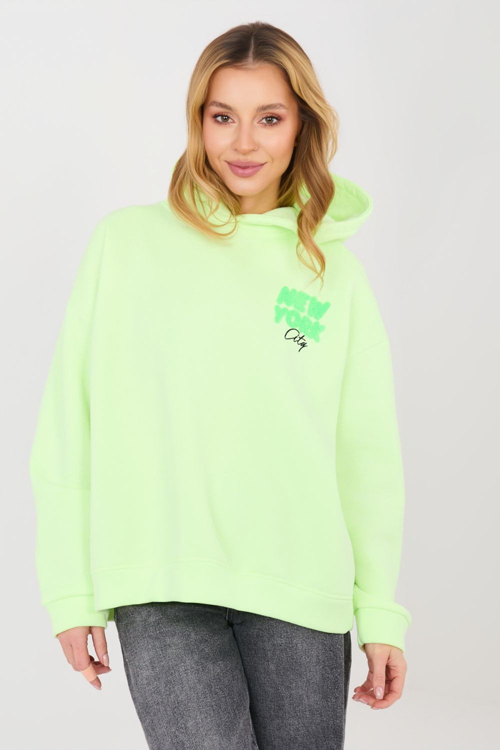Bluza Damska Model MJ-BL-H2587.82 Fluo Green - Factory Price - obrazek 4