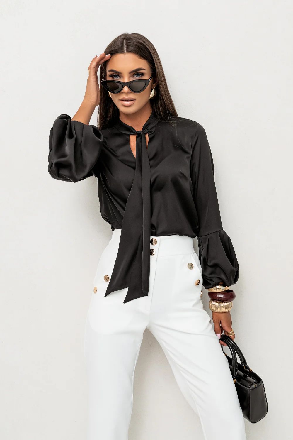 Koszula Damska Model Vivienne 490083897 Black - LaBalancia - obrazek 3