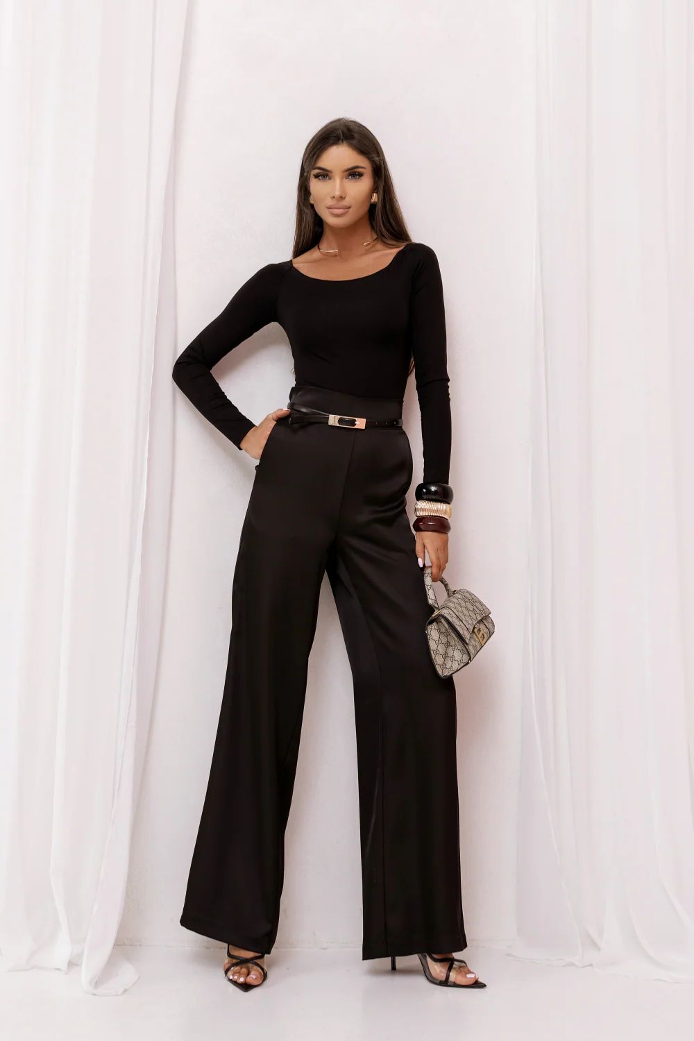 Spodnie Damskie Model Diva 475750486 Black - LaBalancia - obrazek 2