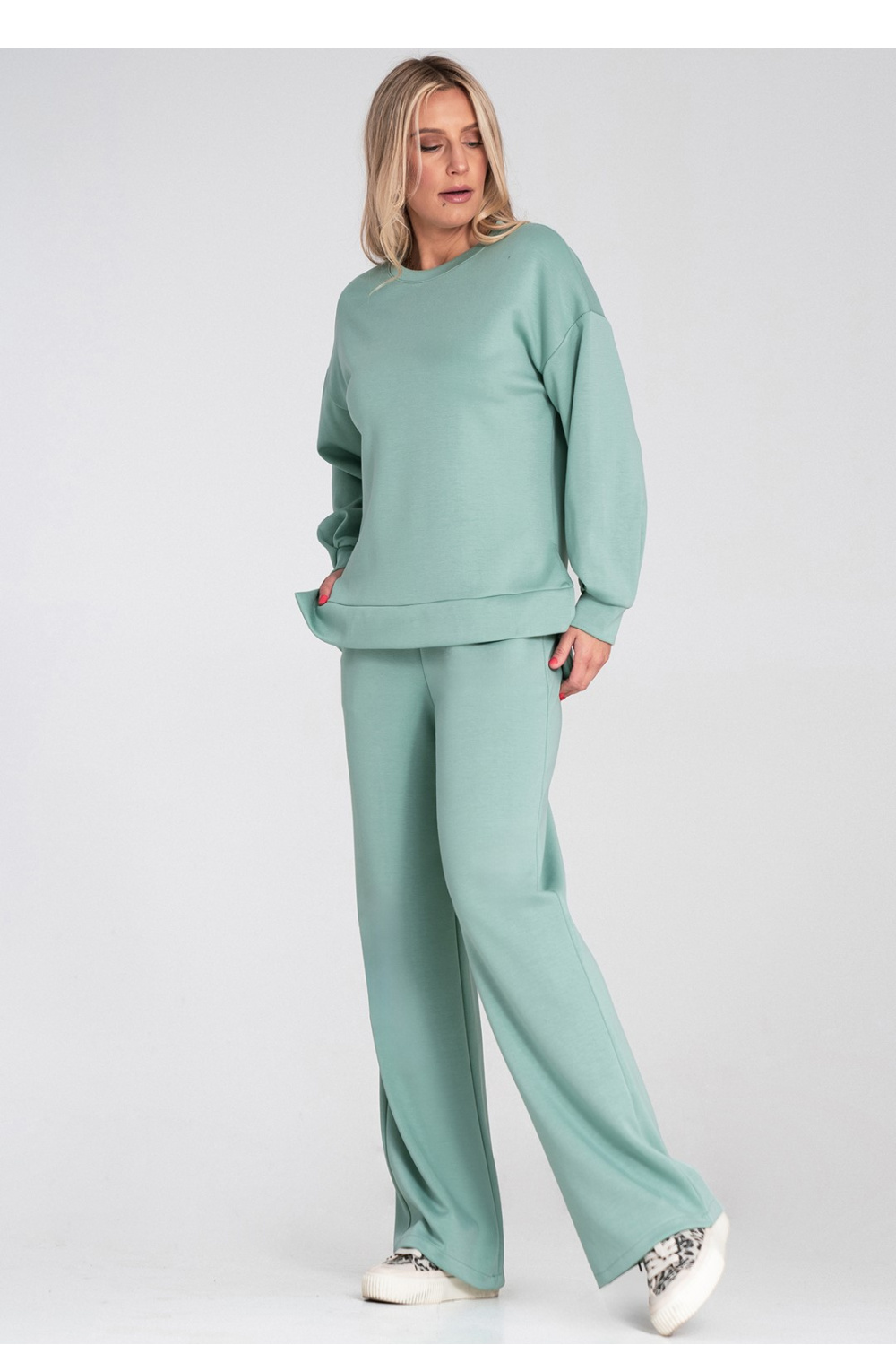 Bluza Damska Model M1203 Mint - Figl - obrazek 2