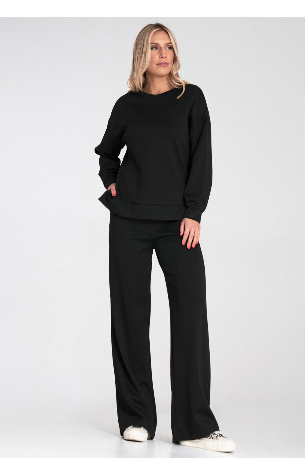 Bluza Damska Model M1203 Black - Figl - obrazek 4