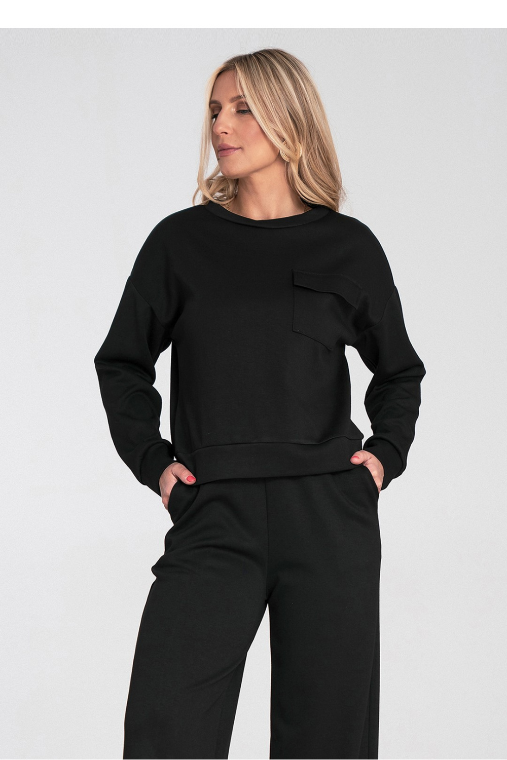 Bluza Damska Model M1202 Black - Figl - obrazek 4