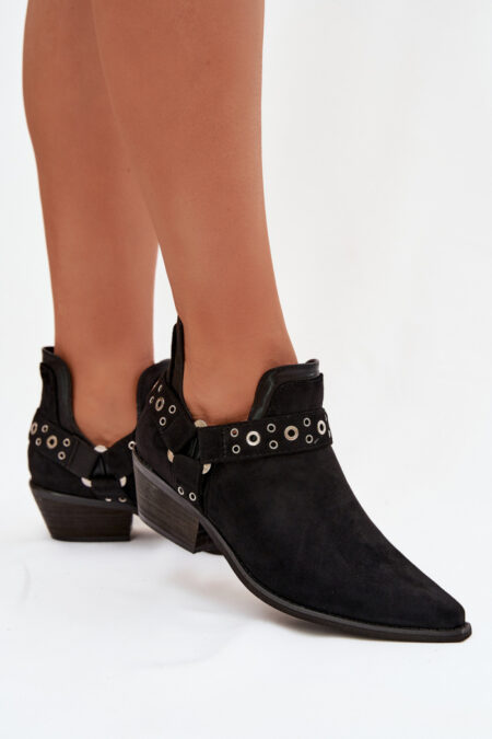Botki Model Vannessae C-991 Black - Step in style