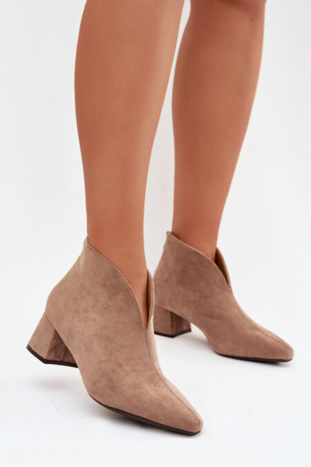 Botki Model Darlisse C-990 Beige - Step in style